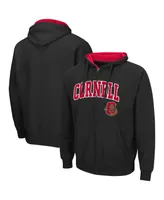 Colosseum Men's Cornell Big Red Arch Logo 3.0 Full-Zip Hoodie