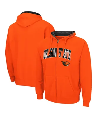 Men's Colosseum Oregon State Beavers Arch Logo 3.0 Full-Zip Hoodie