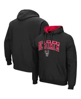 Men's Colosseum Nc State Wolfpack Arch & Logo 3.0 Pullover Hoodie