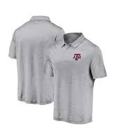 Men's Fanatics Gray Texas A&M Aggies Primary Logo Polo Shirt