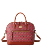 Dooney & Bourke Women's Arizona Cardinals Signature Domed Zip Satchel Purse