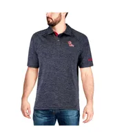 Men's Colosseum Navy Ole Miss Rebels Down Swing Polo Shirt