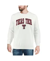 Colosseum Men's Texas Tech Red Raiders Arch and Logo Crew Neck Sweatshirt