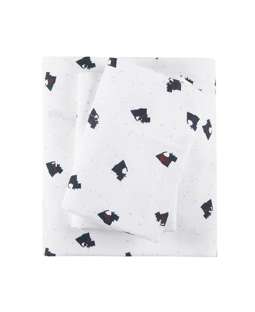 Woolrich Printed Flannel -Pc. Sheet Set