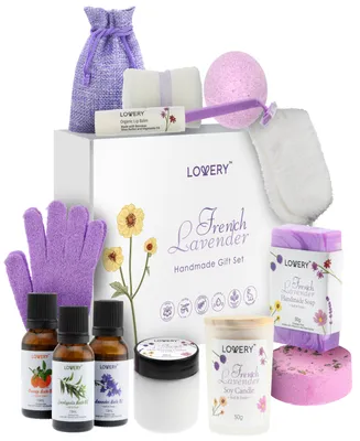 Lovery 17-Pc. French Lavender Relaxation Spa Bath & Body Gift Set