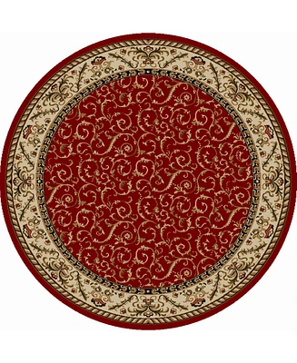 Closeout! Km Home Pesaro 5'3" x 5'3" Round Area Rug