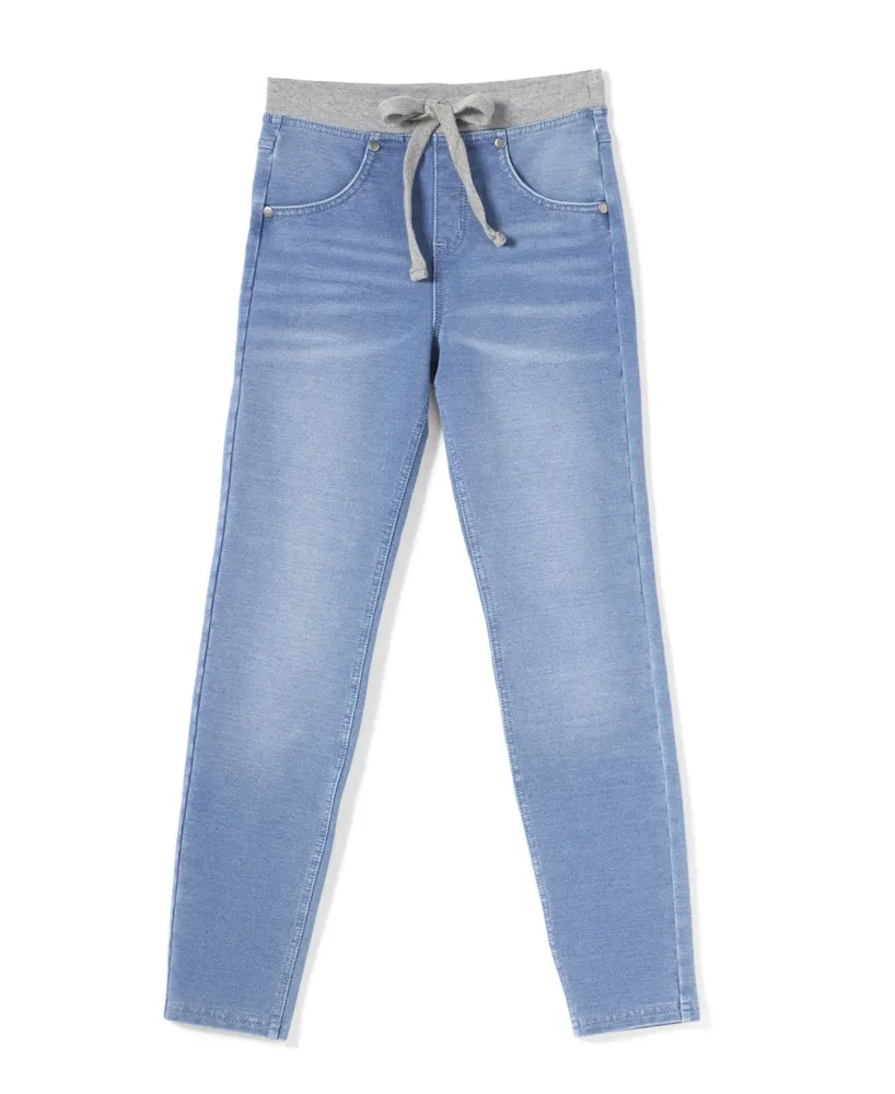 HUE Jean denim leggings dark blue size medium 