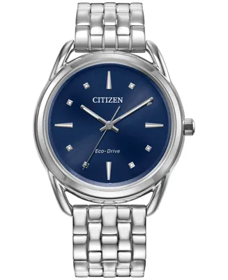 Citizen Eco-Drive Women's Dress Classic Stainless Steel Bracelet Watch 36mm