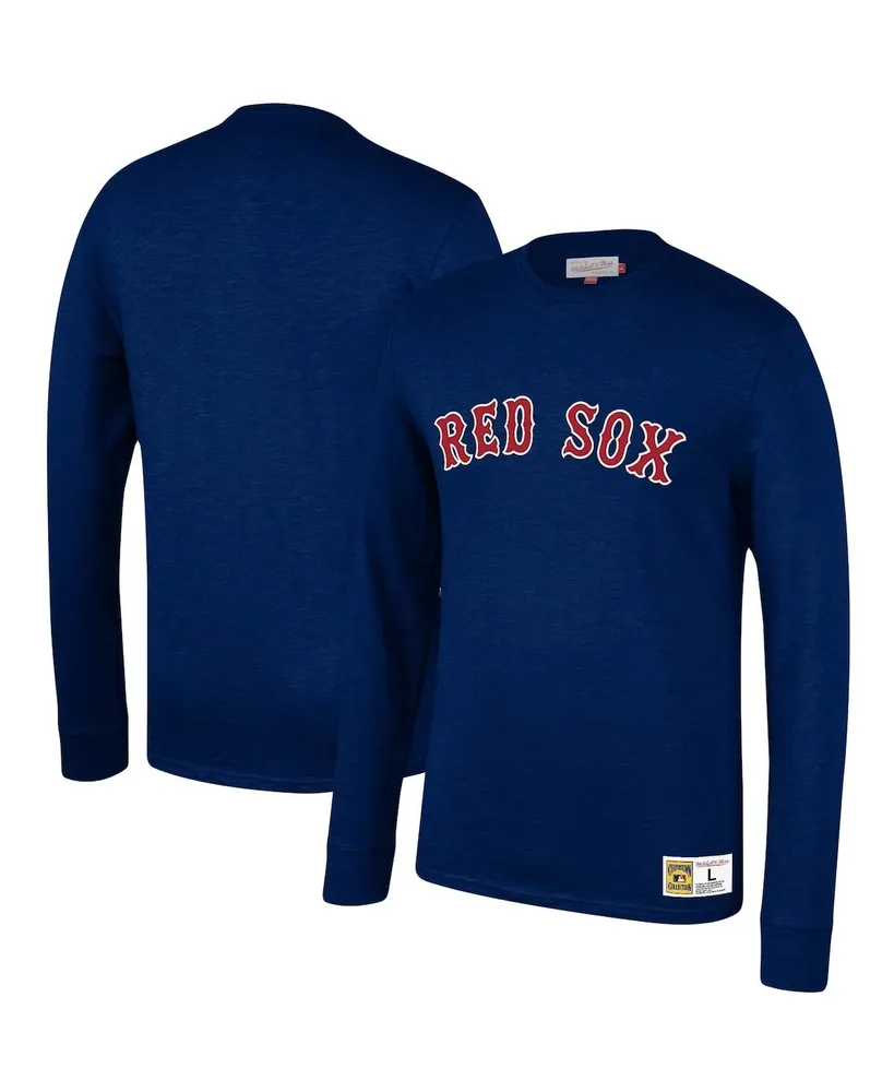 Men's Mitchell & Ness Navy Chicago White Sox Cooperstown Collection Legendary Slub Henley 3/4-Sleeve