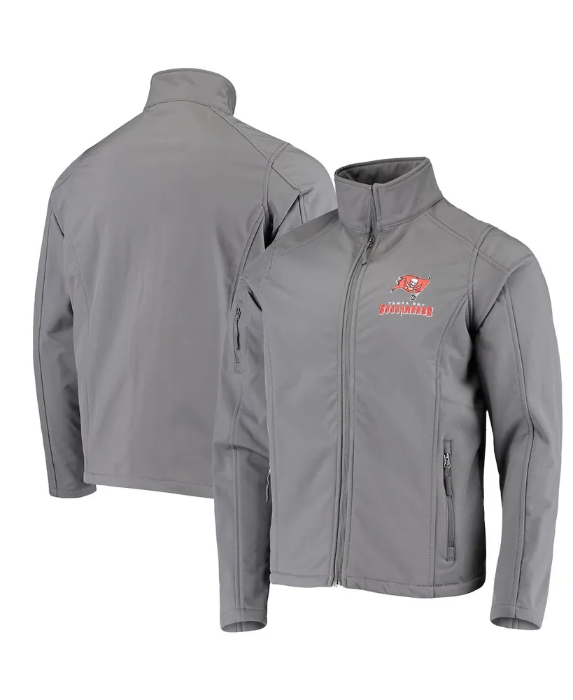 Men's Dunbrooke Pewter Tampa Bay Buccaneers Sonoma Softshell Full-Zip Jacket