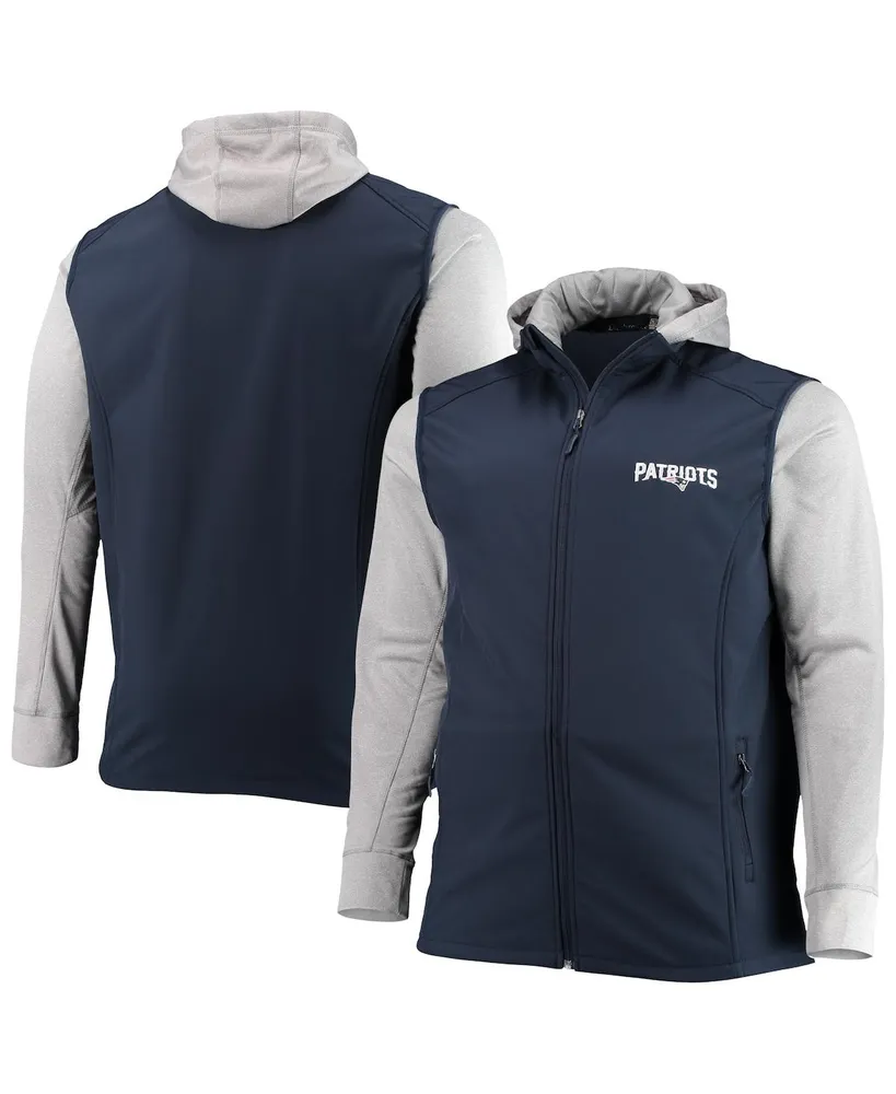 Men's Starter Navy New England Patriots Extreme Full-Zip Hoodie Jacket