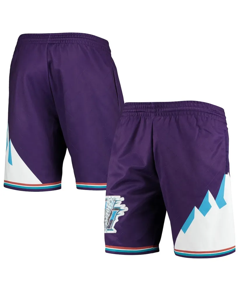 Men's Mitchell & Ness Turquoise Vancouver Grizzlies 1996 Hardwood Classics 75th Anniversary Swingman Shorts