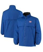 Men's Dunbrooke Royal New York Giants Triumph Fleece Full-Zip Jacket