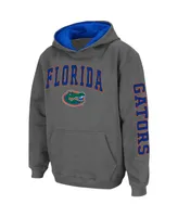 Big Boys Colosseum Charcoal Florida Gators 2-Hit Team Pullover Hoodie