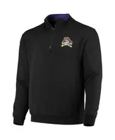 Men's Colosseum Ecu Pirates Tortugas Logo Quarter-Zip Jacket