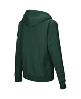 Women's Stadium Athletic Green Ohio Bobcats Arched Name Full-Zip Hoodie