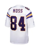 Men's Mitchell & Ness Randy Moss White Minnesota Vikings 2000 Authentic Throwback Retired Player Jersey