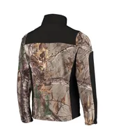 Men's Dunbrooke Realtree Camo and Black New York Giants Circle Hunter Softshell Full-Zip Jacket