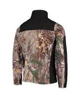 Men's Dunbrooke Realtree Camo and Black San Francisco 49ers Hunter Softshell Full-Zip Jacket