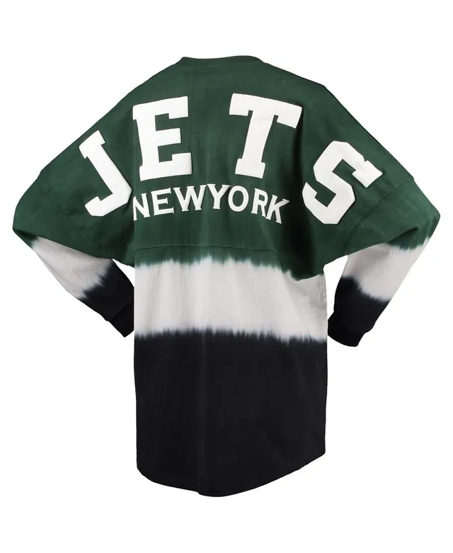 WEAR by Erin Andrews Women's Green New York Jets Tie-Dye Long Sleeve  T-shirt - Macy's