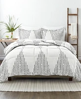 ienjoy Home Ultra Soft Diamond Stripe -Pc. Comforter Set