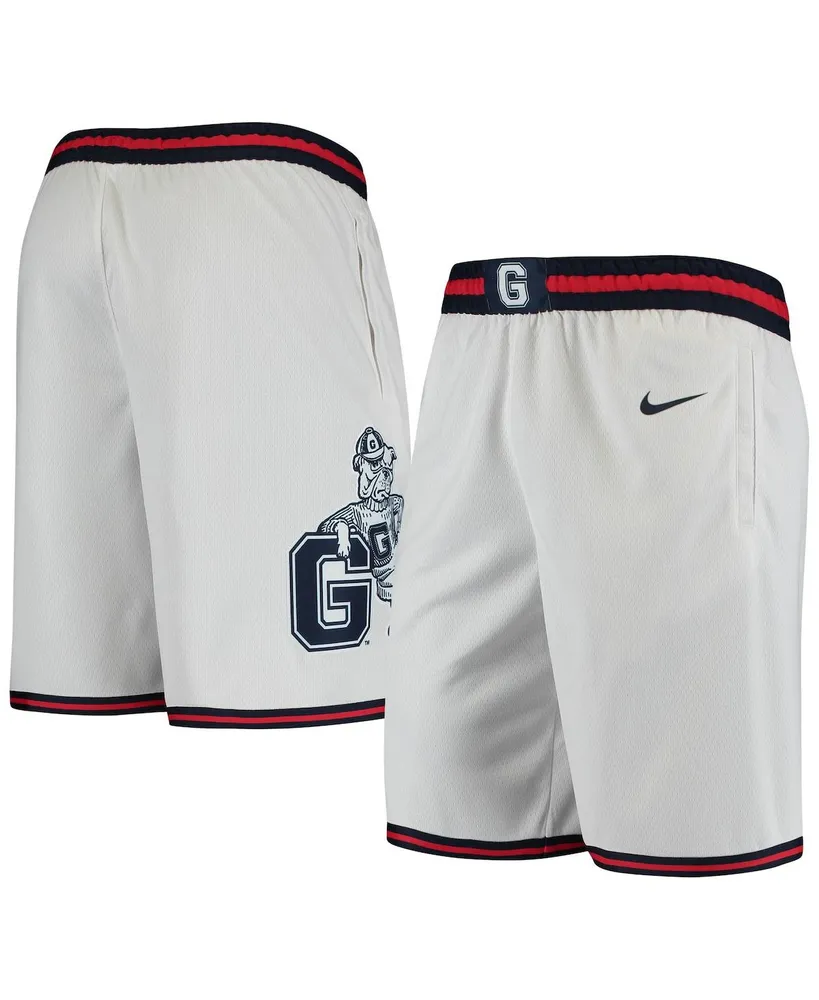 Men's Nike White Gonzaga Bulldogs Limited Basketball Performance Shorts