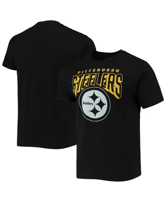 Men's Black Pittsburgh Steelers Bold Logo T-shirt