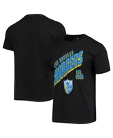 Men's Black Los Angeles Chargers Slant T-shirt