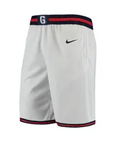 Men's Nike White Gonzaga Bulldogs Limited Basketball Performance Shorts