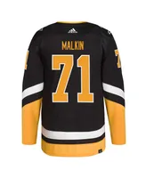 Men's Evgeni Malkin Black Pittsburgh Penguins 2021/22 Alternate Authentic Pro Player Jersey