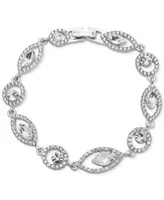 Givenchy Pave Crystal Orb Flex Bracelet