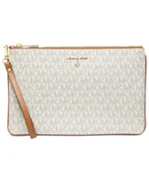 Michael Michael Kors Logo Jet Set Charm Wristlet