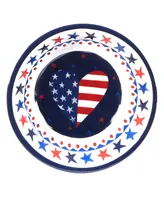 Certified International Stars and Stripes Melamine Plate Set