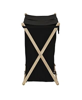 X-Frame Wood Laundry Hamper