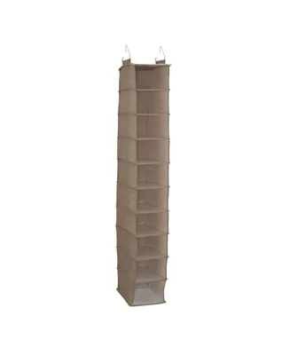 10 Shelf Hanging Closet Organizer