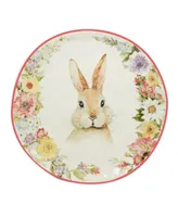 Certified International Easter Garden 8.5" Assorted Dessert Plates, Set of 4