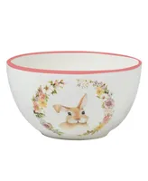 Certified International Easter Garden 6" Assorted Ice Cream Bowls, Set of 4