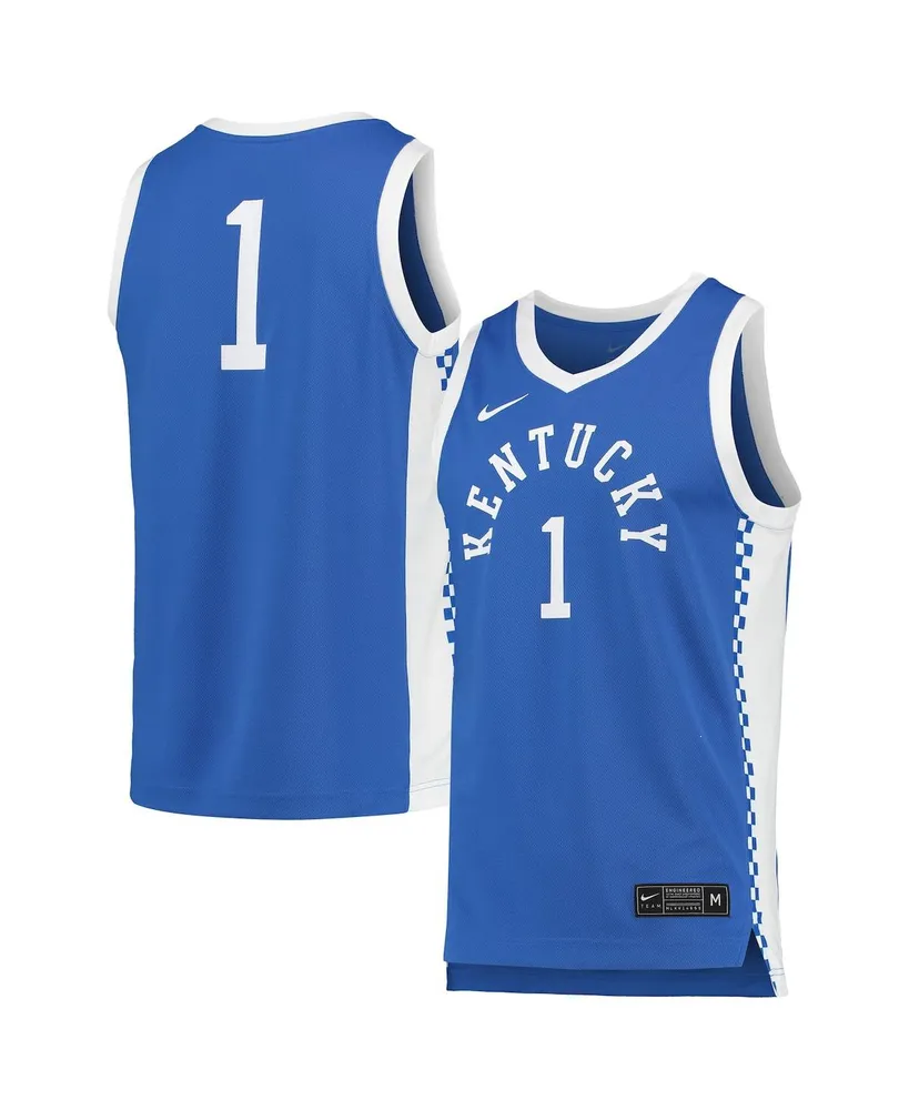 Unisex Nike 1 Royal Kentucky Wildcats Replica Basketball Jersey