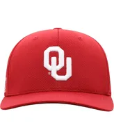 Men's Top of the World Crimson Oklahoma Sooners Reflex Logo Flex Hat