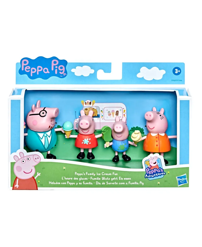Peppa Family Ice Cream Fun, Set of 4