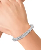 Effy Diamond Multirow Bangle Bracelet (1 ct. t.w.) 14K White Gold (Also available Two Tone Gold)