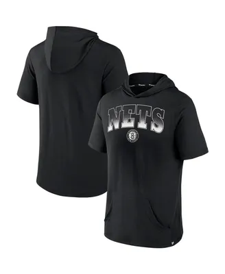 Men's Black Brooklyn Nets Guard The Rim Hoodie T-shirt