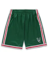 Men's Milwaukee Bucks Big and Tall Hardwood Classics Team Swingman Shorts