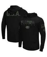 Men's Black Florida Gators Oht Military-Inspired Appreciation Hoodie Long Sleeve T-shirt