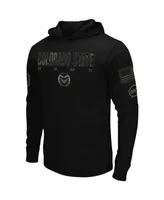 Men's Black Colorado State Rams Oht Military-Inspired Appreciation Hoodie Long Sleeve T-shirt