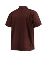 Men's Brown San Diego Padres Big and Tall Solid Birdseye Polo Shirt