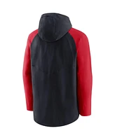 Men's Navy, Red Washington Nationals Authentic Collection Full-Zip Hoodie Performance Jacket