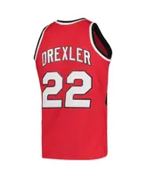 Men's Clyde Drexler Red Portland Trail Blazers Hardwood Classics 1983-84 Swingman Jersey