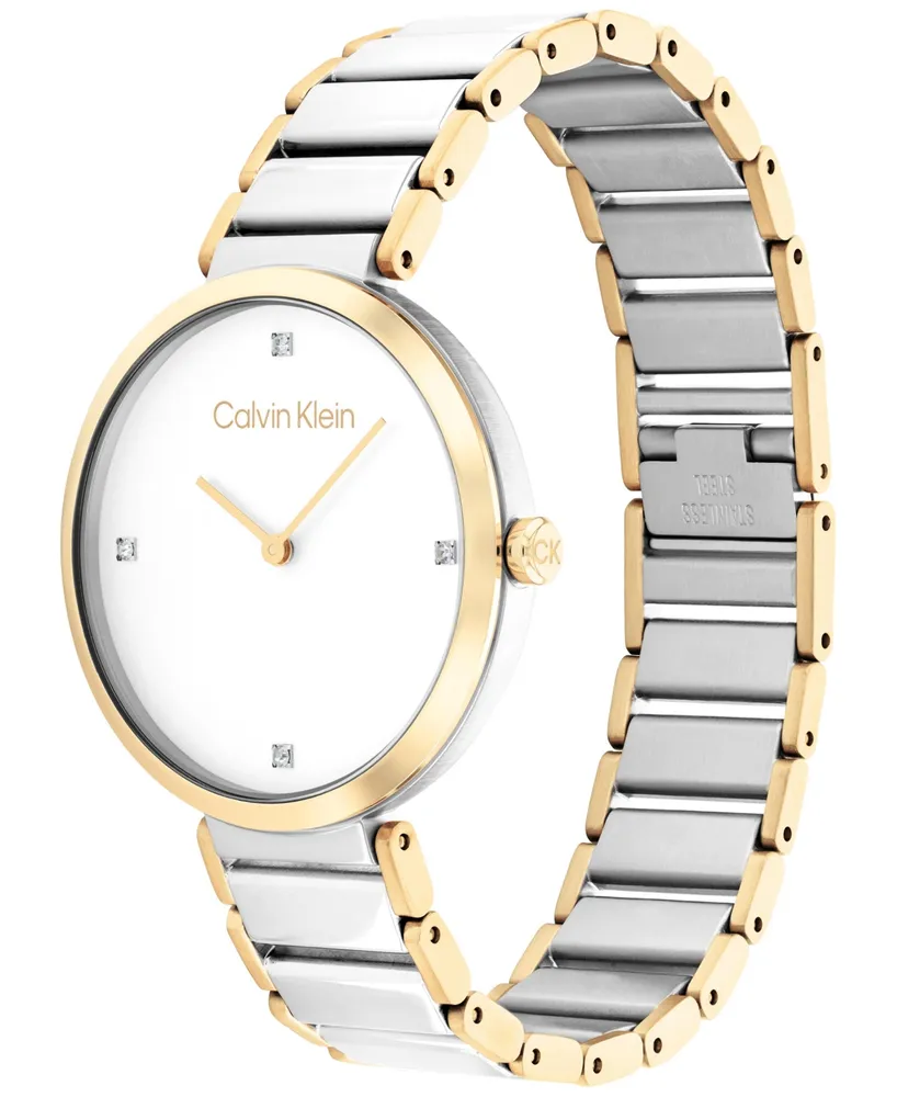 Calvin Klein Two-Tone Stainless Steel Bracelet Watch 36mm