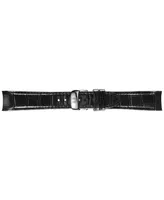 Tissot Women's Swiss Couturier Diamond (1/3 ct. t.w.) Black Leather Strap Watch 32mm